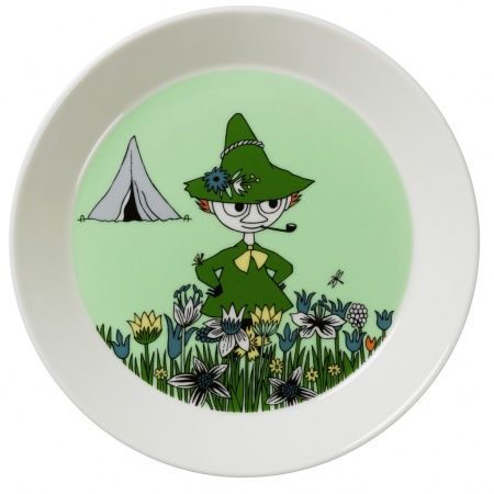 Moomin šķīvis 19 cm Snufkin Green 