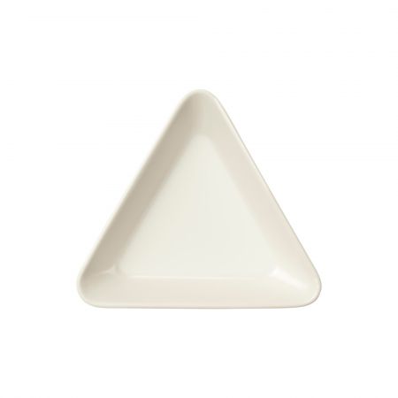 Šķīvis, trīsstūris, 12 cm, balta