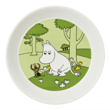 Šķīvis 19 cm Moomintroll grassgreen