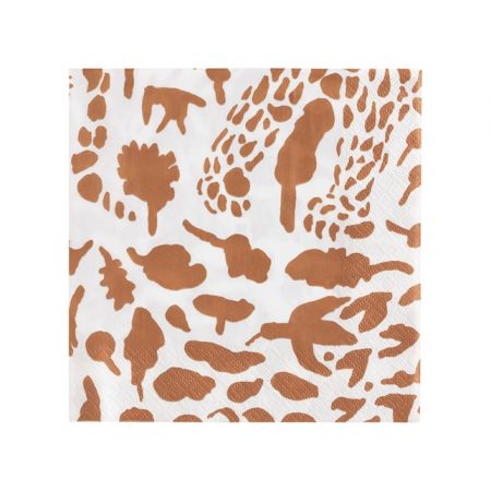 Salvetes 33x33cm Cheetah brūns | brown