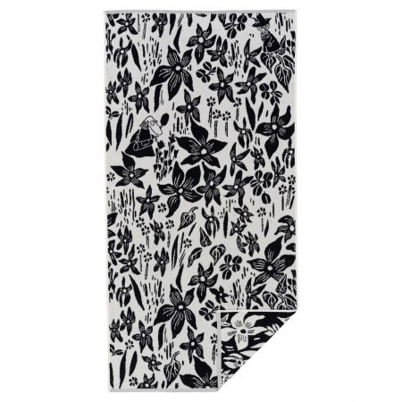 Vannas dvielis 70x140cm Lilijas melnbaltas | Lilja black&white